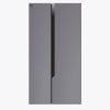 36" Side-by-Side Refrigerator and Freezer with 25 Cubic Ft. Total Capacity, Black